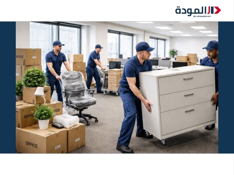 فريق دار المودة يُنفذ عملية نقل عفش بالدوادمي بأدوات تغليف احترافية