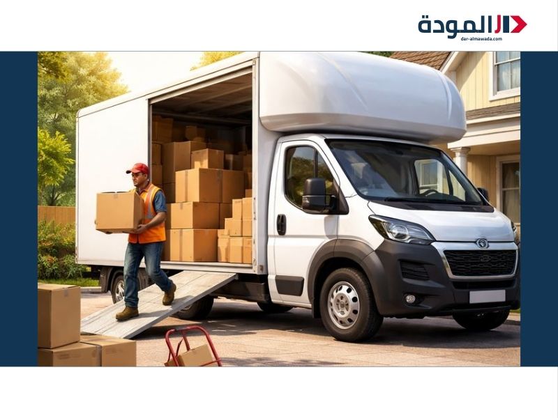 فريق دار المودة يُنجز عملية نقل عفش بالمجمعة بتغليف احترافي